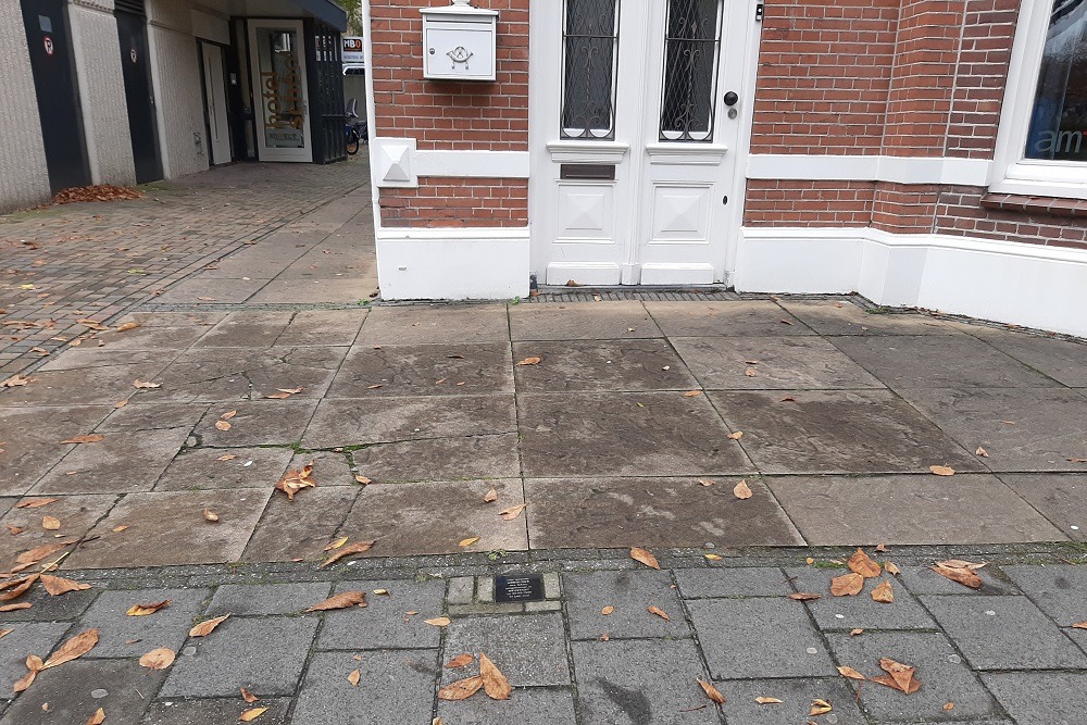 Memorial Stone  Stadsring 63 (was Wijersstraat 7) #2