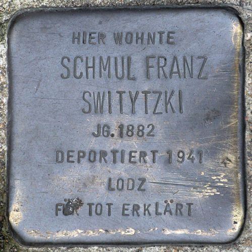 Stolperstein Weienseer Weg 32 #1