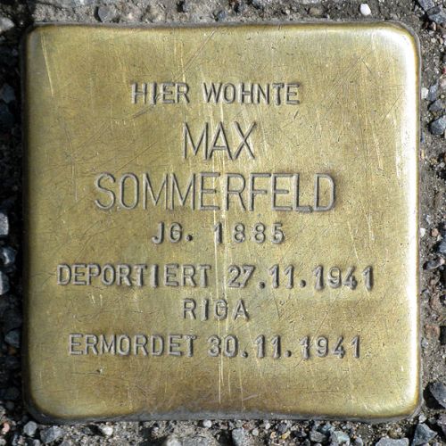 Stolpersteine Friedrichstraße 105 #5