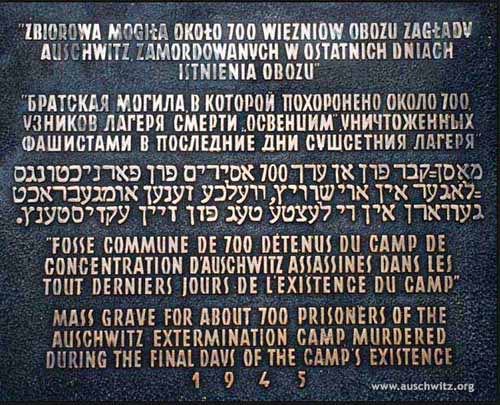 Massagraf Gevangenen Auschwitz #1