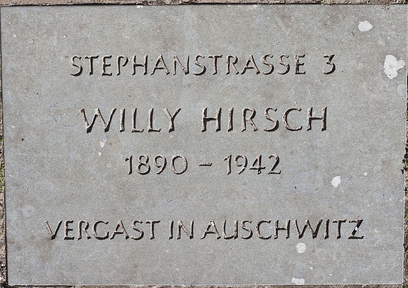Memorial Stones Stephanstraße 3 #4