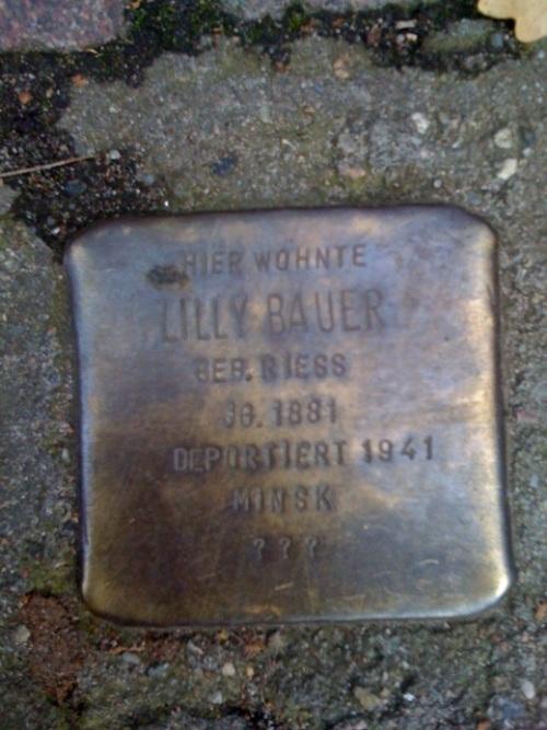 Stolpersteine Frickestrae 24 #3