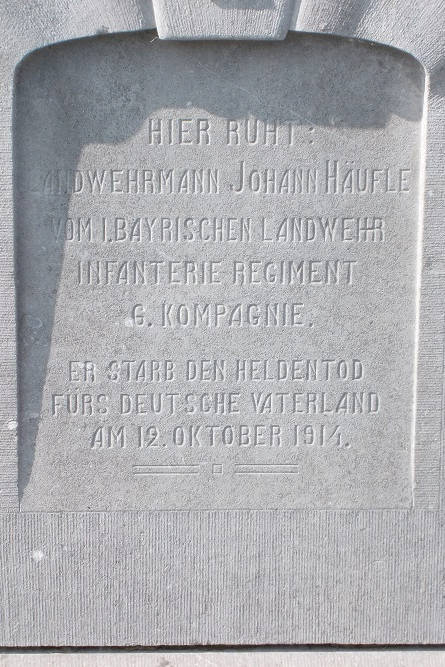 German Tombstones Eksaarde #3