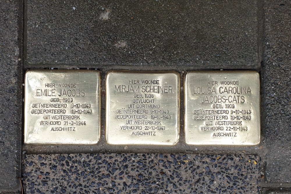 Stumbling Stones Albrecht Dürerstraat 12 #1