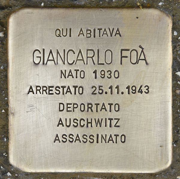 Stolpersteine Via Francesco Petrarca 13