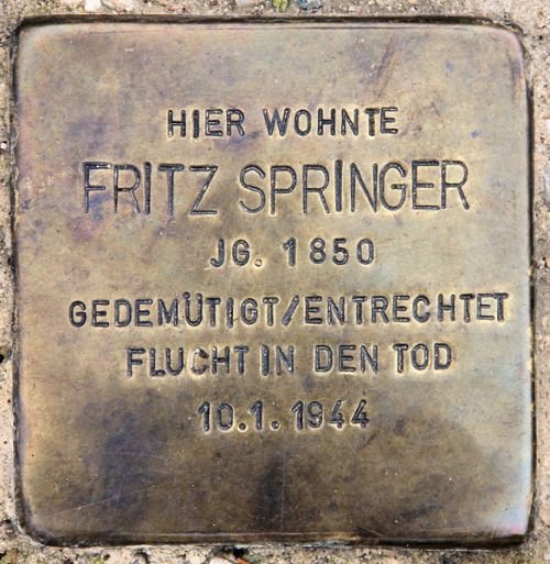 Stolperstein Strae zum Lwen 12 #1