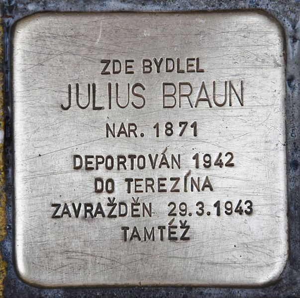 Stolpersteine Pavelčkova 444/20 #1