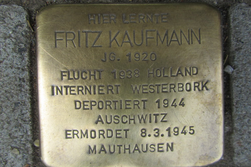 Stolperstein Vogelsanger Straße 1 #4