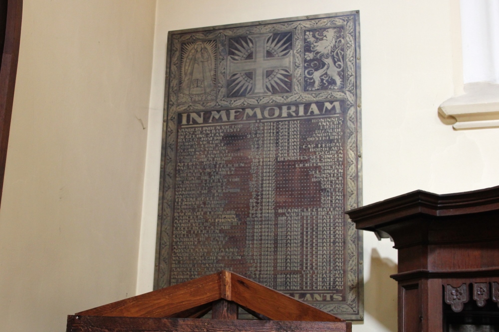 Commemoratives Plates War Victims Braine-Le-Château #2