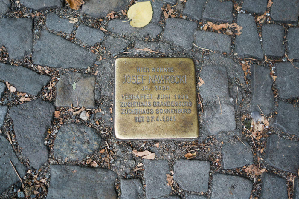 Stumbling Stone Straßburger Straße 24 #1