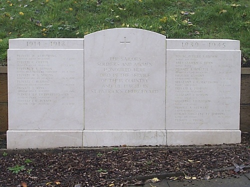 Commonwealth War Graves St Patrick Churchyard and Hookergate Cemetery #1