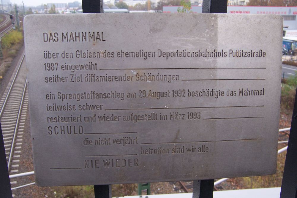 Holocaustmonument Putlitzbrücke #3