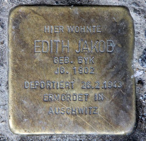 Stumbling Stones Elberfelder Straße 16 #2