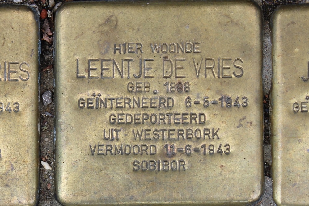 Stolpersteine Diezestraat 12 #3