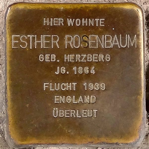 Stumbling Stones Rankestraße 1 #2