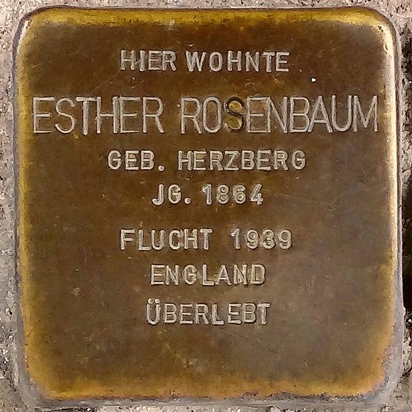 Stolpersteine Rankestrae 1 #2