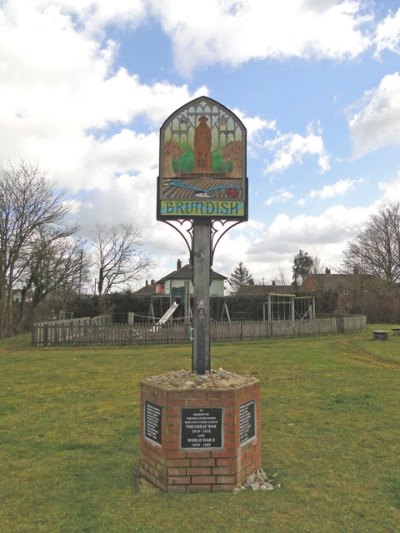 World War I Memorial Brundish Church #2