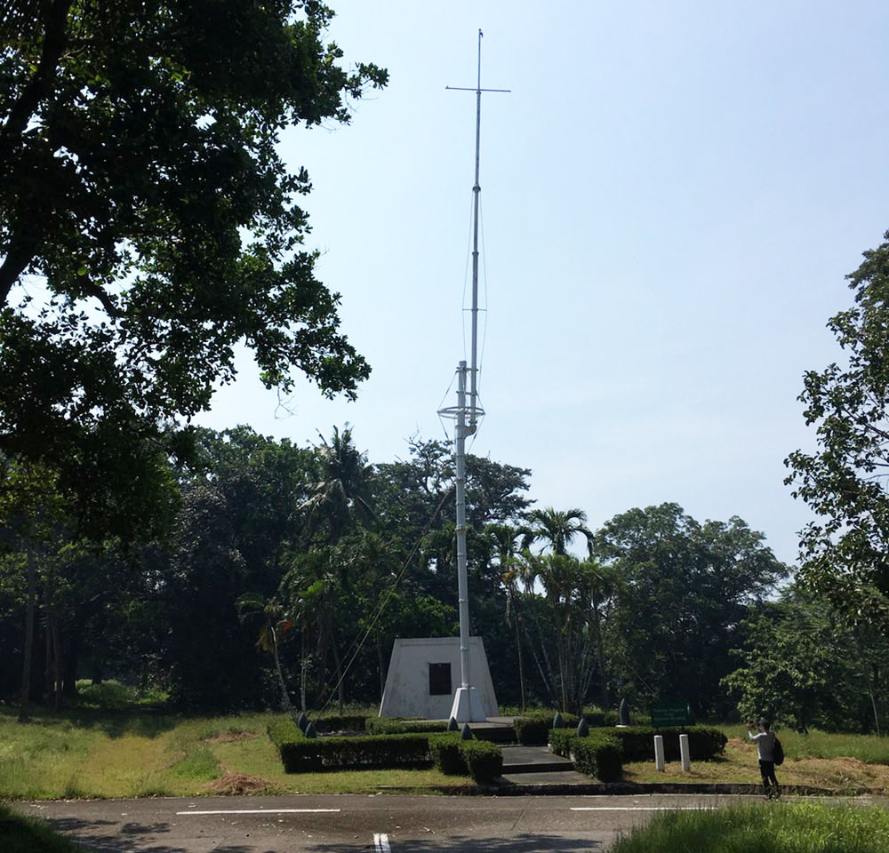 Top Side flagpole Corregidor