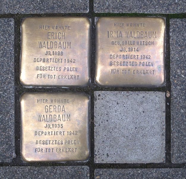 Stumbling Stones Wermingser Straße 27 #1