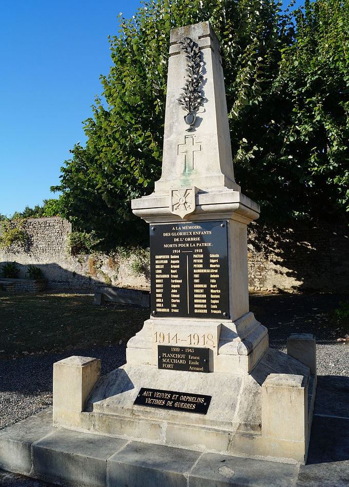 Oorlogsmonument L'Orbrie #1