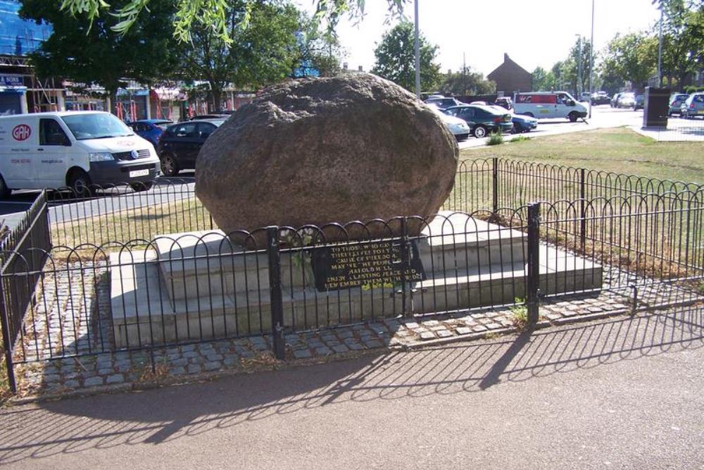 Remembrance Stone Harold Hill #1