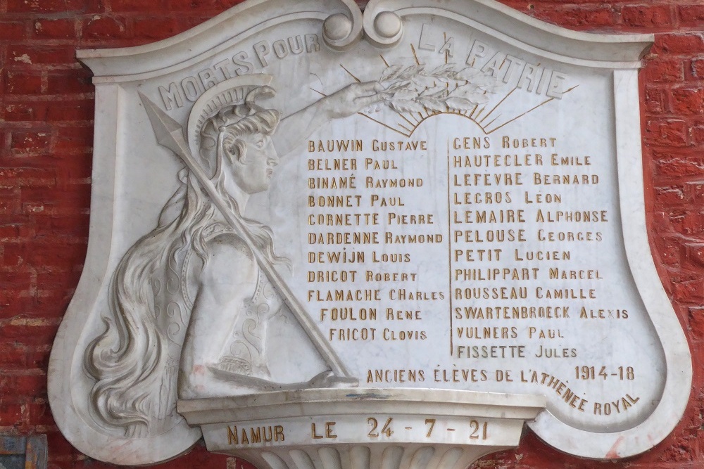 Memorial to Former Students of Royal Athenaeum Namur #5