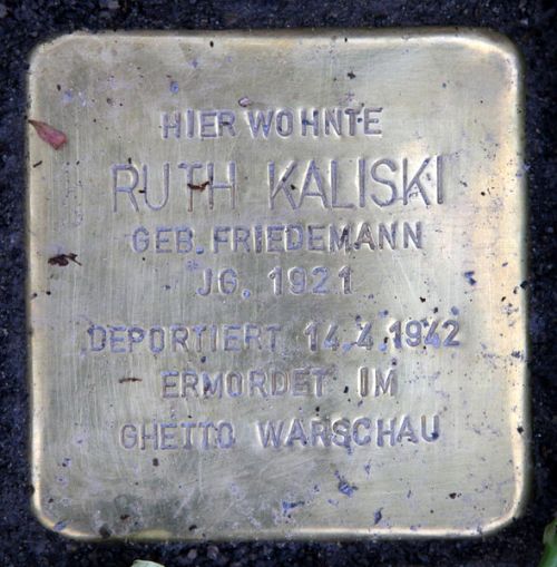 Stolpersteine Cosimaplatz 5 #4