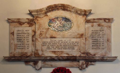 War Memorial St. Mary the Virgin Church Stapleford Abbotts