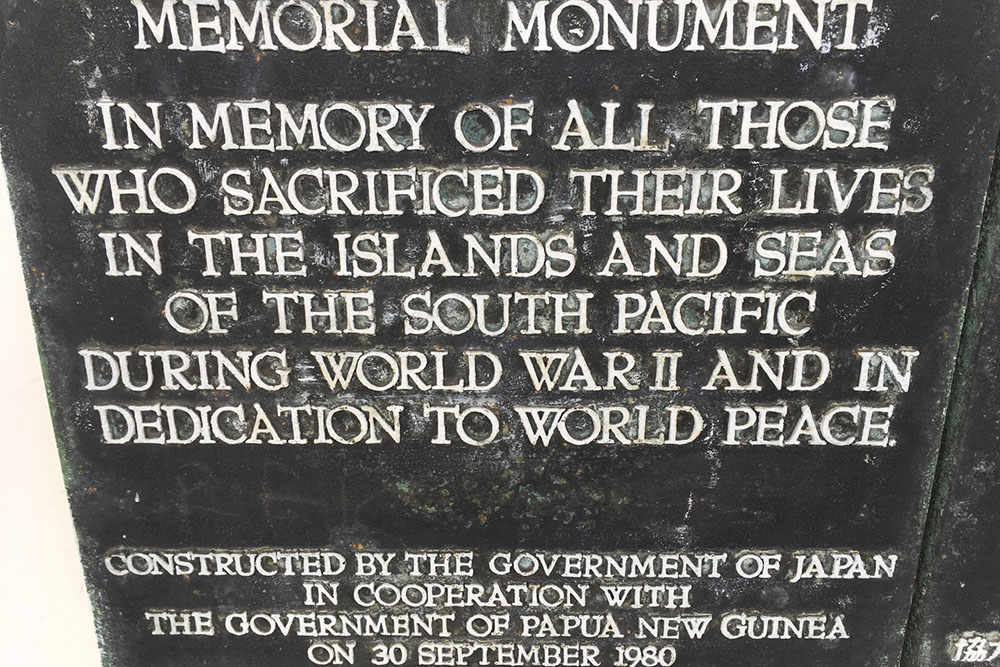 Japans Oorlogsmonument Rabaul #2