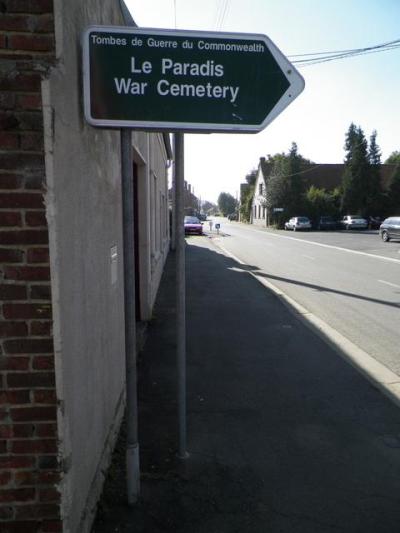 Commonwealth War Cemetery Le Paradis #5
