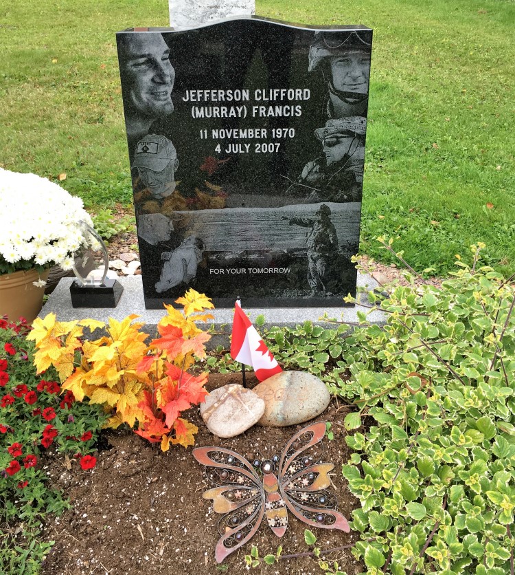 Canadian War Grave Wallace Cemetery #1