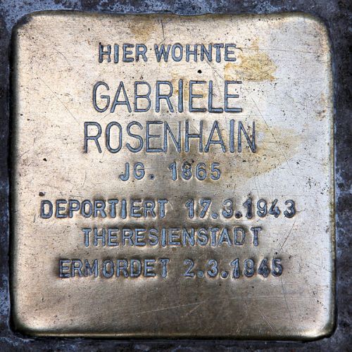 Stolpersteine Fasanenstrae 58 #2