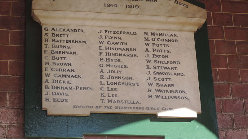 War Memorial Stanthorpe