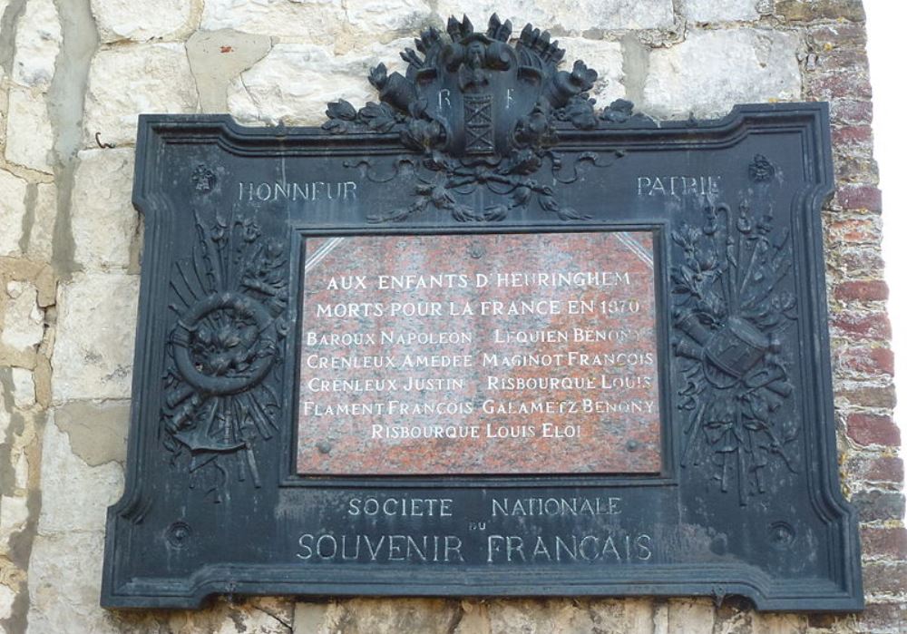 Franco-Prussian War Memorial Heuringhem #1