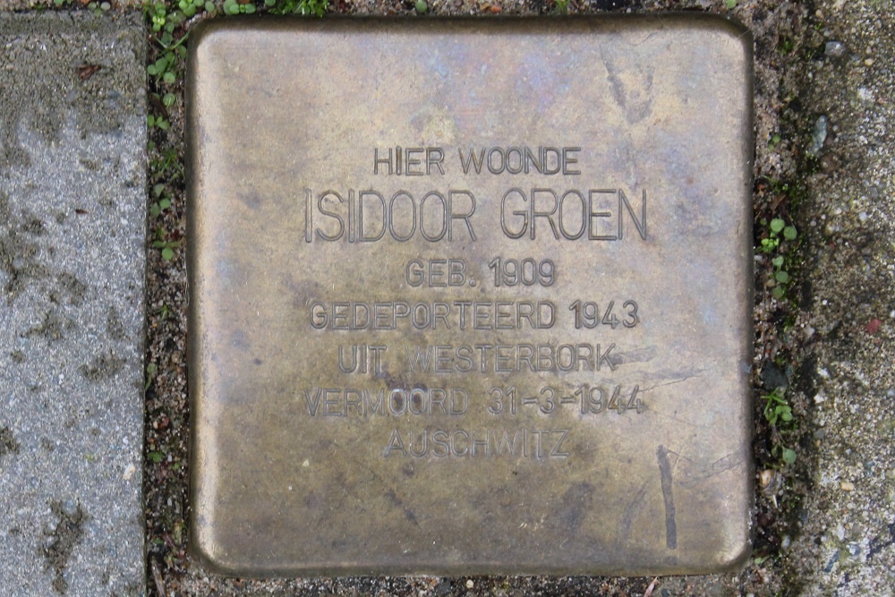 Stolperstein Veeteeltstraat 77 #1