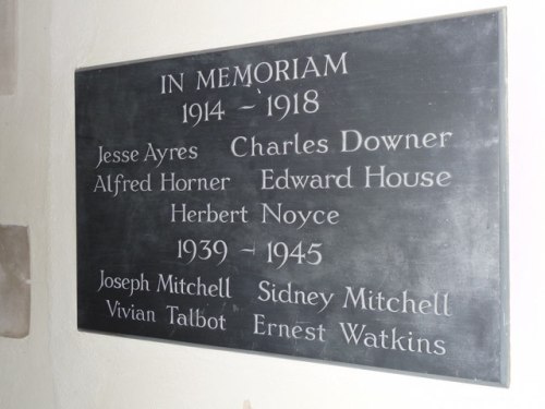 War Memorial St Peter Church