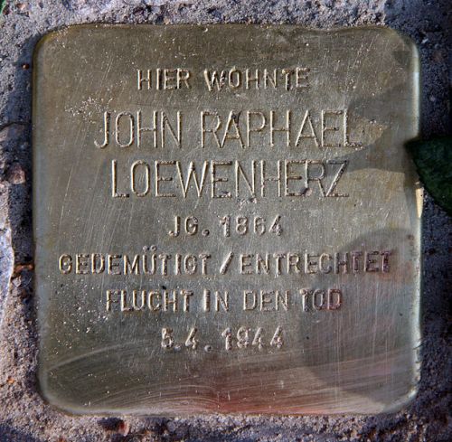 Stolpersteine Kantstrae 46 #3