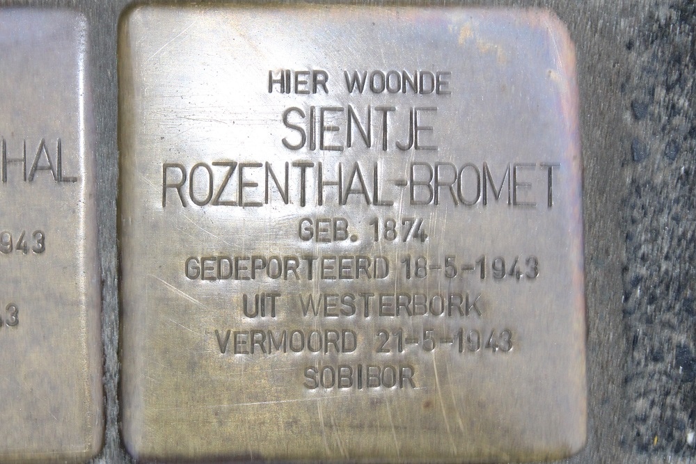 Stolpersteine Agrippinastraat 6 #3