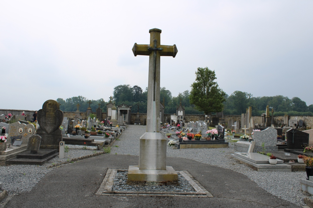 Belgian War Graves and Memorial Cross Roucourt #1