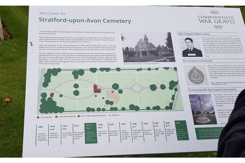 Commonwealth War Graves Stratford-Upon-Avon Cemetery #1