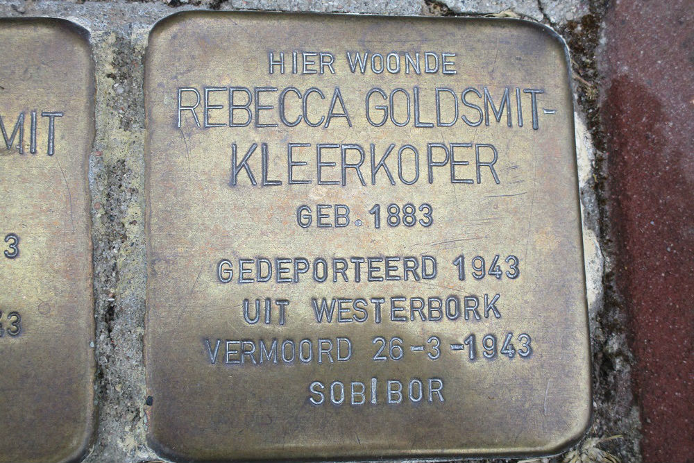 Stumbling Stones Meerweg 52 (was Voordijk 48) #3