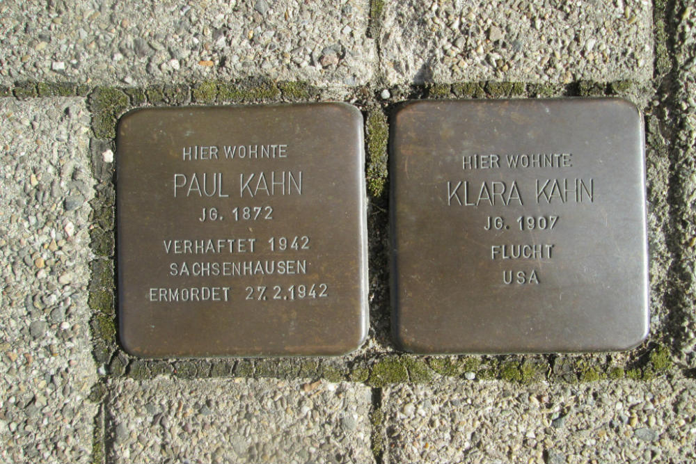 Stolpersteine Kaiserstraße 136
