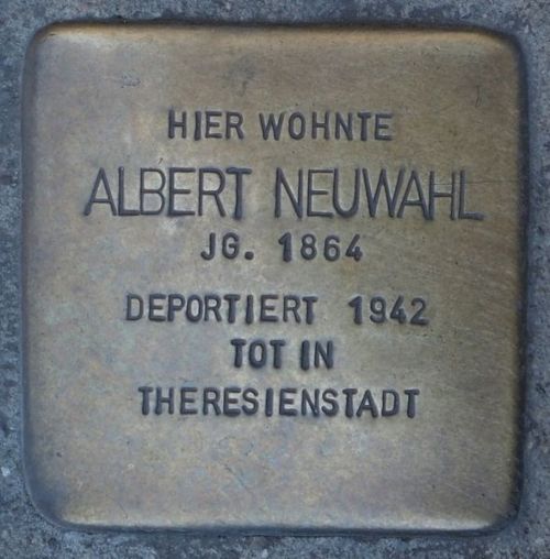 Stolpersteine Brderstrae 36 #2