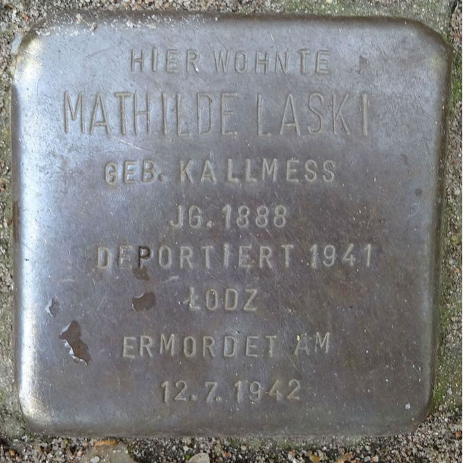 Stolpersteine Woldsenweg 13 #3