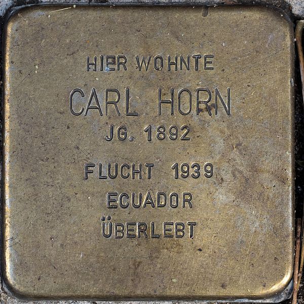 Stolpersteine Clevenstraße 7 #2