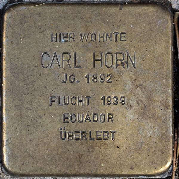 Stolpersteine Clevenstrae 7 #2