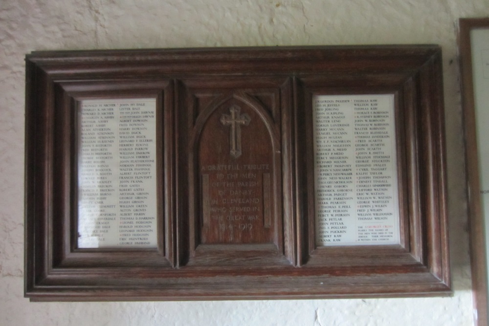 Memorial St Hilda WW1 Danby