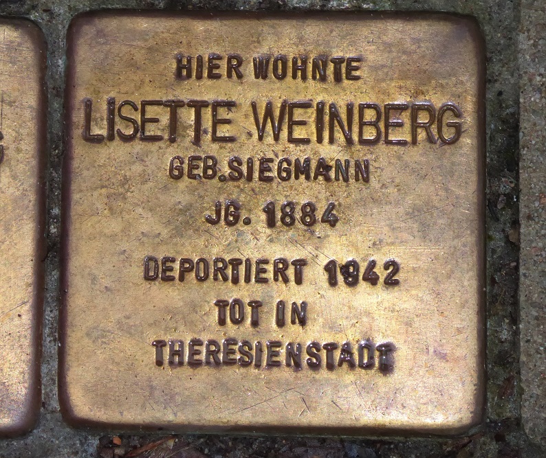 Stumbling Stones Sonnenstraße 80 #4