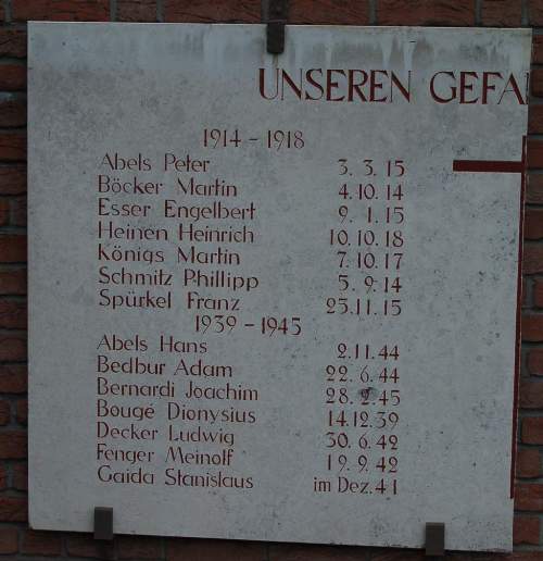 War Memorial Blerichen #2