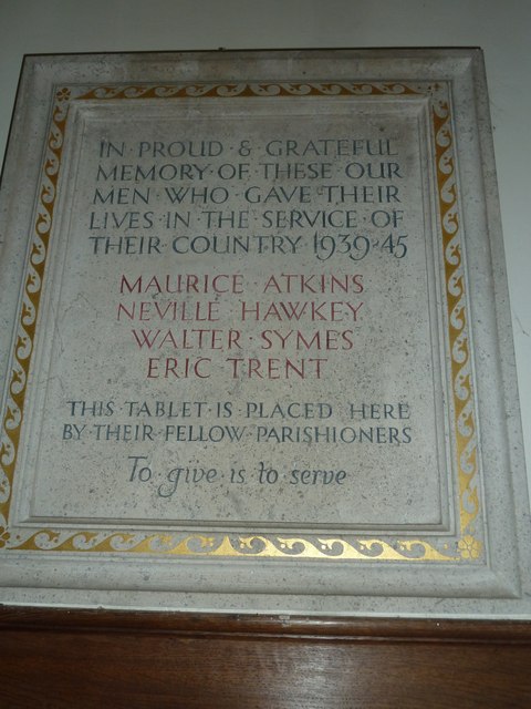 War Memorial St. Michael Church Stinsford #2